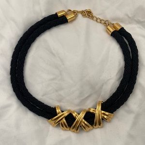 Costume gold rope necklace
